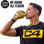 Cellucor C4 Energy Drink, STARBURST Strawberry, Carbonated Sugar Free Pre Workout Performance Drink with no Artificial Colors or Dyes, Pack of 12 - Image 4